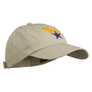 Army Air Corps Military Embroidered Washed Cap