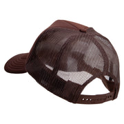 Air Force Babbo Embroidered Summer Foam Mesh Trucker Cap - Chocolate OSFM