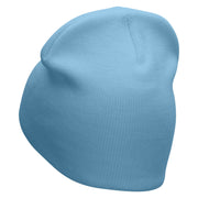 FAB Embroidered 8 Inch Short Beanie - Lt-Blue OSFM