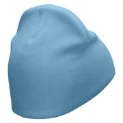 FAB Embroidered 8 Inch Short Beanie - Lt-Blue OSFM