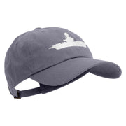 US Navy Warship Unstructured Low Profile 6 panel Cotton Cap - Dk-Grey OSFM