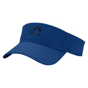 Beach Ball Fun Embroidered Cotton Twill Sun Visor - Royal OSFM