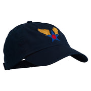 Army Air Corps Military Embroidered Washed Cap