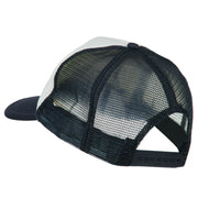 Anchor with Chain Embroidered Foam Mesh Back Cap