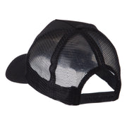 Air Borne Rectangle Military Patched Mesh Cap