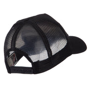 Air Borne Rectangle Military Patched Mesh Cap