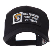 Air Borne Rectangle Military Patched Mesh Cap