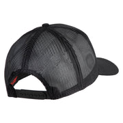 U.S. Merchant Marine EST 1775 Veteran Blue Patched Solid Cotton Twill Mesh Prostyle Cap - Black OSFM