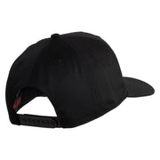 USA Flag 1776 America 2026 Gold Patched Solid Cotton Twill 5 Panel Prostyle Snap Cap - Black OSFM
