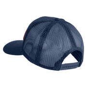 U.S. Marine Corps Semper Fi Red Patched Solid Cotton Twill Mesh Prostyle Cap - Navy OSFM