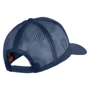 U.S. Marine Corps Semper Fi Red Patched Solid Cotton Twill Mesh Prostyle Cap - Navy OSFM