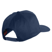 World War II Veteran 1939-1945 Patched Solid Cotton Twill 5 Panel Prostyle Snap Cap - Navy OSFM
