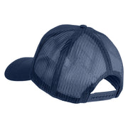 U.S. Merchant Marine EST 1775 Veteran Blue Patched Solid Cotton Twill Mesh Prostyle Cap - Navy OSFM