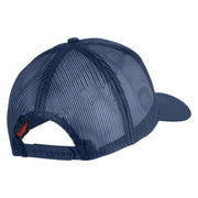 U.S. Merchant Marine EST 1775 Veteran Blue Patched Solid Cotton Twill Mesh Prostyle Cap - Navy OSFM