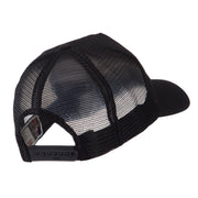 Air Borne Rectangle Military Patched Mesh Cap