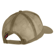 U.S. Merchant Marine EST 1775 Veteran Blue Patched Solid Cotton Twill Mesh Prostyle Cap - Khaki OSFM