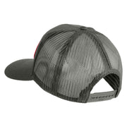 U.S. Marine Corps Semper Fi Red Patched Solid Cotton Twill Mesh Prostyle Cap - Grey OSFM
