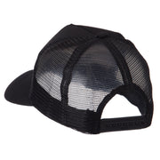 Air Borne Rectangle Military Patched Mesh Cap