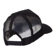 Air Borne Rectangle Military Patched Mesh Cap