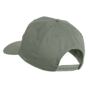World War II Veteran 1939-1945 Patched Solid Cotton Twill 5 Panel Prostyle Snap Cap - Grey OSFM