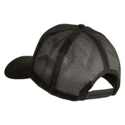 U.S. Merchant Marine EST 1775 Veteran Blue Patched Solid Cotton Twill Mesh Prostyle Cap - Charcoal OSFM