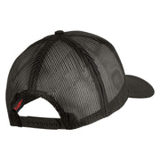 U.S. Merchant Marine EST 1775 Veteran Blue Patched Solid Cotton Twill Mesh Prostyle Cap - Charcoal OSFM
