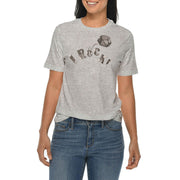 I Rock Graphic Design Ring Spun Combed Cotton Short Sleeve Deluxe Jersey T-Shirt - Heather-Grey XS