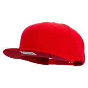 6 Panel High Profile Structured Snapback - Red OSFM