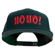 Sticker Style Hoho Embroidered Wool Blend Prostyle Snapback - Spruce OSFM