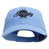 Best Daddy Ever Embroidered Low Profile Dyed Cotton Twill Cap - Sky-Blue OSFM