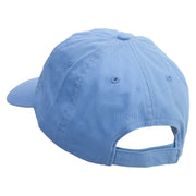 Best Daddy Ever Embroidered Low Profile Dyed Cotton Twill Cap - Sky-Blue OSFM