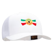 Viva Mexico Banner Embroidered Retro Trucker Cap