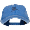 Alaska State Flag Map Embroidered Washed Cap