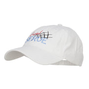 Ace Serve Volleyball Embroidered Washed Cap