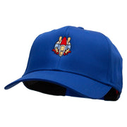 Paddling Scene Embroidered Solid Cotton Twill Pro Style Cap - Royal OSFM