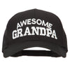 Awesome Grandpa Embroidered Solid Cotton Pro Style Cap