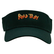 Road Trip Time Embroidered Cotton Twill Sun Visor - Dk-Green OSFM