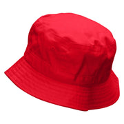 Couple On The Moon Embroidered Bucket Hat - Red OSFM