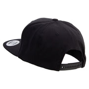 Sticker Style Hoho Embroidered Wool Blend Prostyle Snapback - Black OSFM