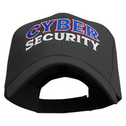 Cyber Security Embroidered Low Profile Organic Cotton Cap - Black OSFM