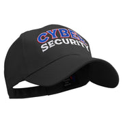 Cyber Security Embroidered Low Profile Organic Cotton Cap - Black OSFM