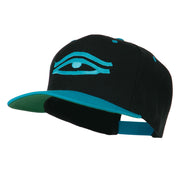 All Seeing Eye Embroidered Flat Bill Cap