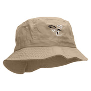 Chef Embroidered Bucket Hat - Khaki OSFM