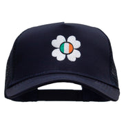 Happy Irish Five Panels Pro Style Trucker Mesh Cap - Navy OSFM