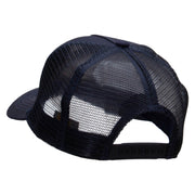 Happy Irish Five Panels Pro Style Trucker Mesh Cap - Navy OSFM