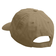 Best Daddy Ever Embroidered Low Profile Dyed Cotton Twill Cap - Khaki OSFM