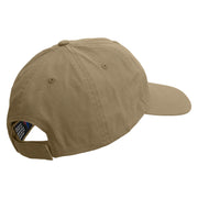 Best Daddy Ever Embroidered Low Profile Dyed Cotton Twill Cap - Khaki OSFM