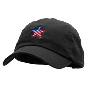 American Star Embroidered Made in USA Unstructured Washed Twill Cap