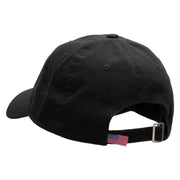 American Star Embroidered Made in USA Unstructured Washed Twill Cap