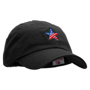 American Star Embroidered Made in USA Unstructured Washed Twill Cap